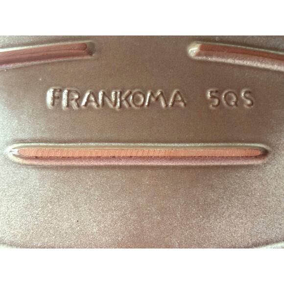 Vintage RARE Frankoma Pottery 19.5"x10" Prairie Green Brown Serving Platter 5QS - Picture 5 of 6